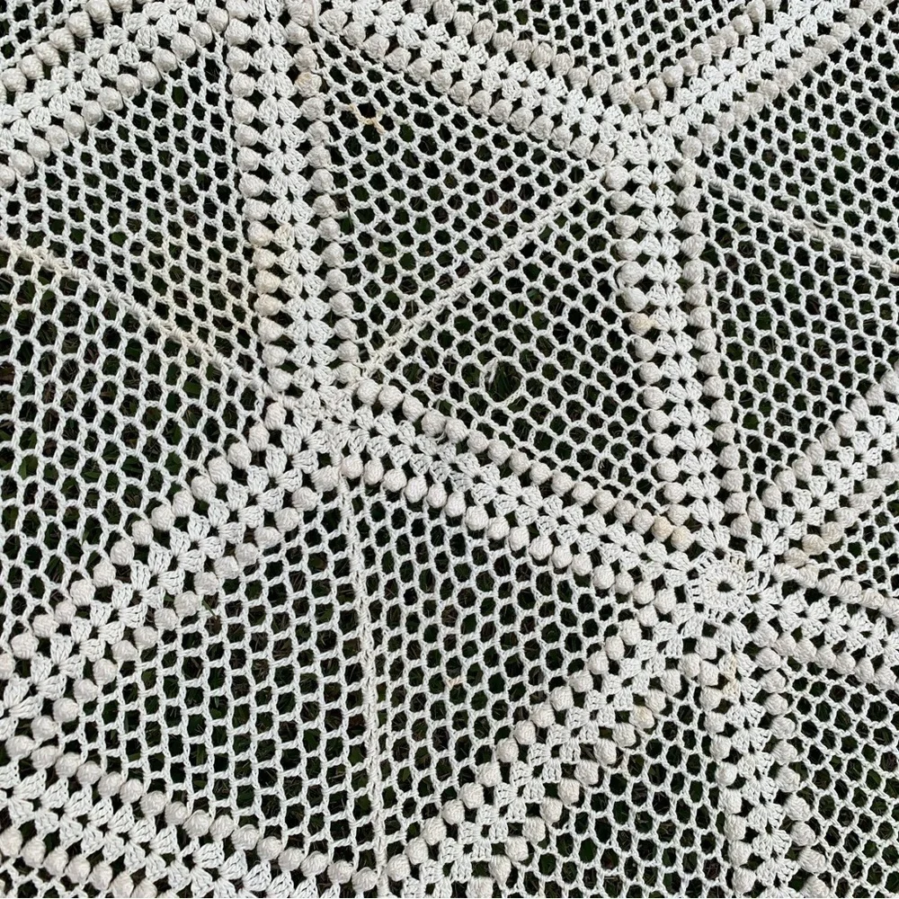 Crochet bedspread